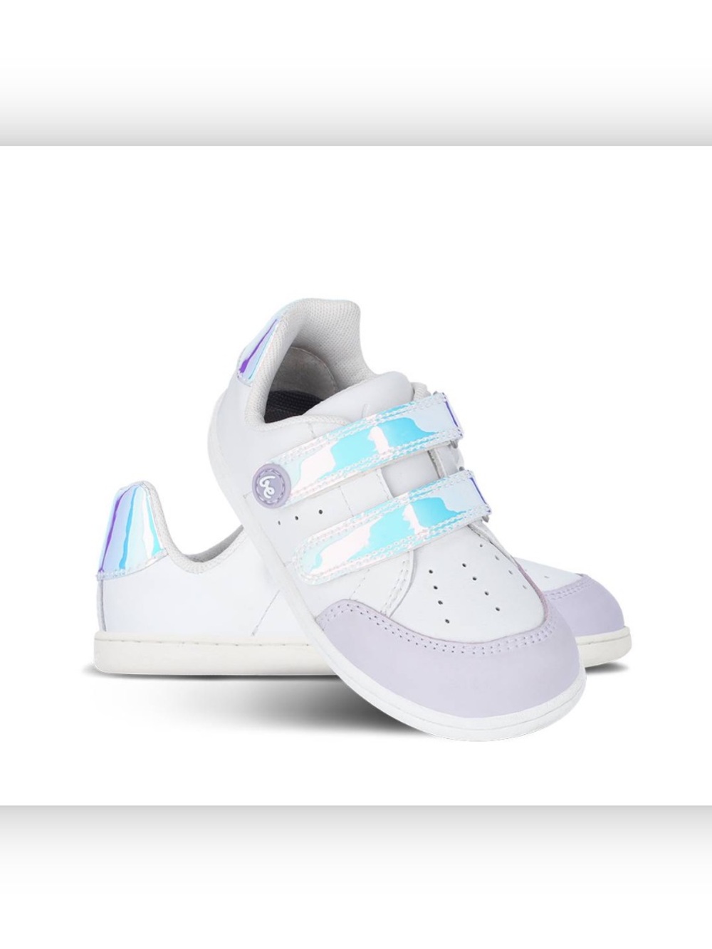 Be Lenka Energise Kids Barefoot Sneakers White & Iridescent 26